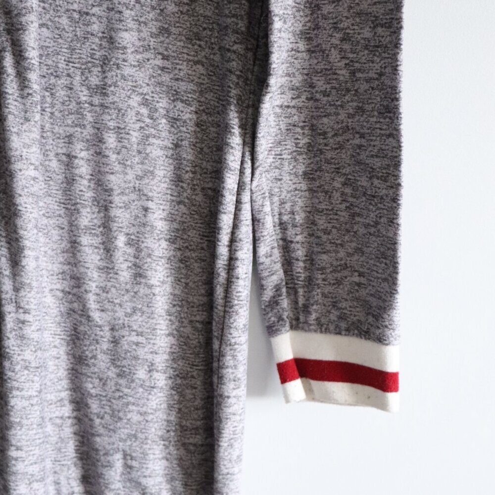 Fammy Jammies Unisex Sz M Grey‎ One Piece Stretch Skinny Buttoned Lounge Pajamas - Picture 10 of 15